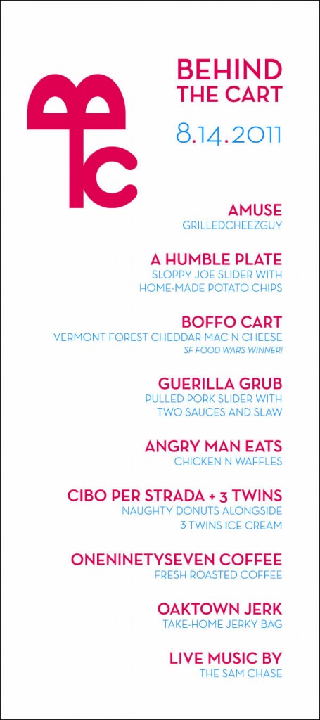 behind the cart menu 8-11