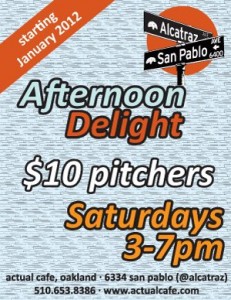 actual cafe 10 dollar pitchers