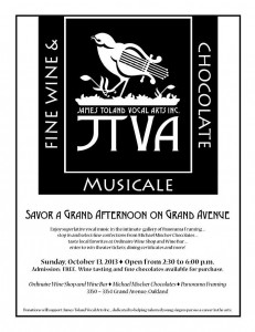 james toland vocal arts fundraiser