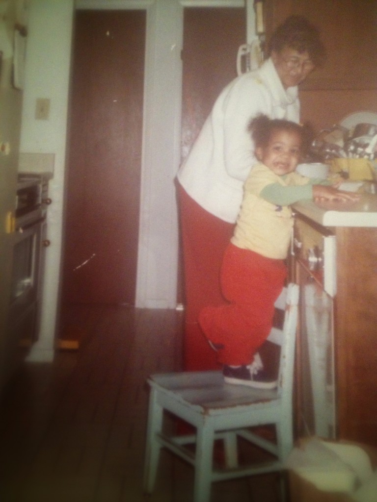 Nana and me, circa 1982