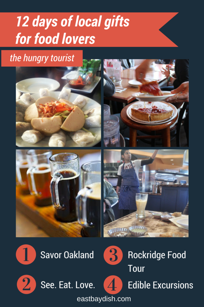 12 days of gifts, hungry tourist, east bay dish